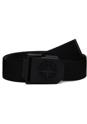 Stone Island Black 9300940 Nylon Tape Belt