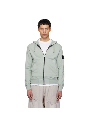 Stone Island Green 6100061 Organic Cotton Fleece Hoodie