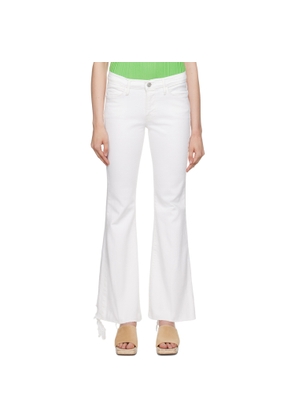 FRAME White 'Le Easy Flare' Jeans