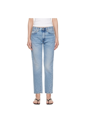 TOTEME Blue Twisted Seam Jeans