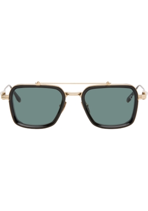 Akoni Gold & Black Solis Sunglasses