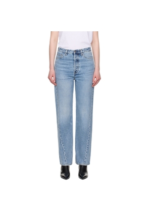 TOTEME Blue Twisted Seam Jeans