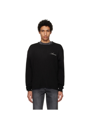 AMIRI Black Bones Long Sleeve T-shirt