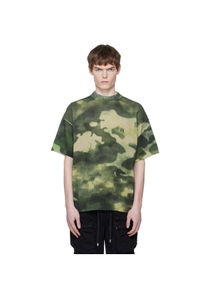 AMIRI Green Camo Oversized T-shirt