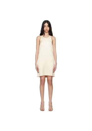 TOTEME Off-White Scoop-Neck Minidress