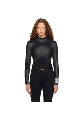 Dion Lee Haydenshapes by Dion Lee SSENSE Exclusive Black & Gray Long Sleeve T-Shirt