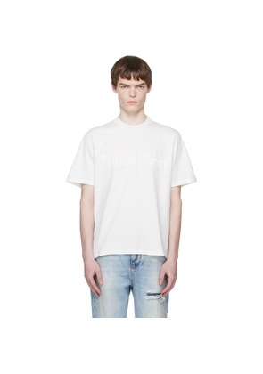 AMIRI White 'Chateau Amiri' Tonal T-shirt