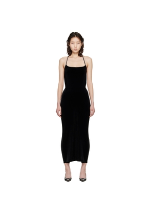 VETEMENTS Black Installed Leggings Maxi Dress