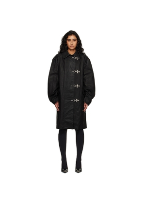 VETEMENTS Black Fireman Hooks Coat