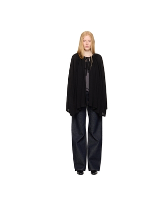 TOTEME Black Drawstring Cape