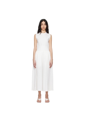 TOTEME Off-White Sleeveless Cotton Tee Maxi Dress