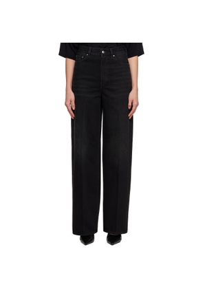 TOTEME Black Wide Leg Jeans