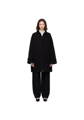 TOTEME Black Oversized Trench Coat
