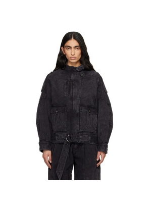 Isabel Marant Black Isalya Denim Jacket