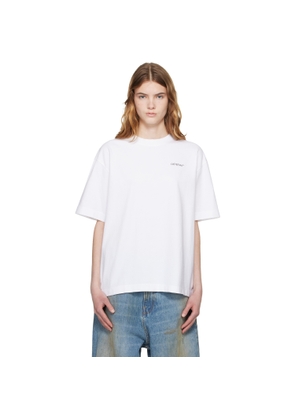 Off-White White Half Arrow Skate T-shirt