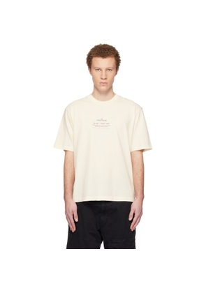 Stone Island Off-White 2100001 Organic Cotton Jersey T-shirt