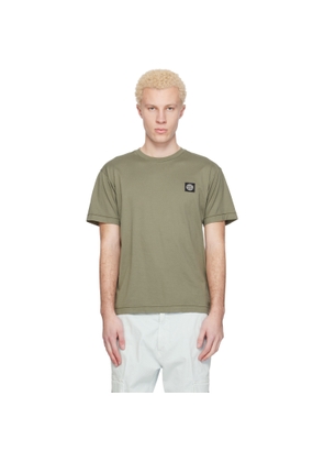 Stone Island Khaki 2100027 60/2 Cotton Jersey T-shirt