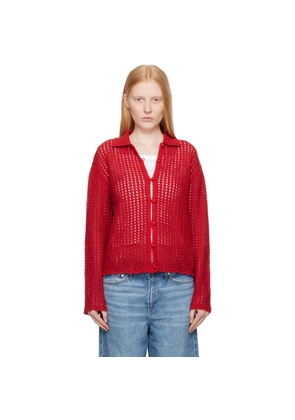 rag & bone Red Khloe Cardigan