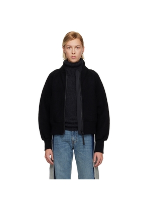 Canada Goose Black 'Black Label' Sierra Fleece Bomber Jacket