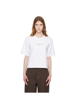 Off-White White Statement Boxy T-shirt
