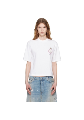 Off-White White Royal Crown Boxy T-shirt