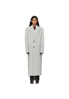 Jean Paul Gaultier Green Double Layer Body Detail Coat