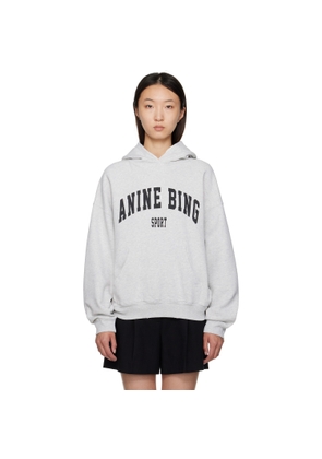 ANINE BING Gray Harvey Hoodie