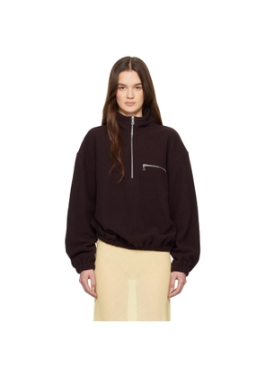 Rier Purple Fleece Tourbe Sweatshirt