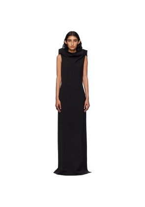 Jean Paul Gaultier Black Backless Belt Maxi Dress