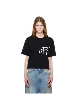 Off-White Black 'Off-White' Shared Logo Boxy T-shirt