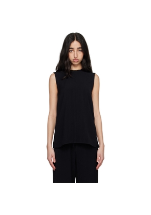 TOTEME Black Woven Stripe Top
