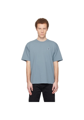 Stone Island Blue 2100030 Combed Organic Cotton Jersey T-shirt