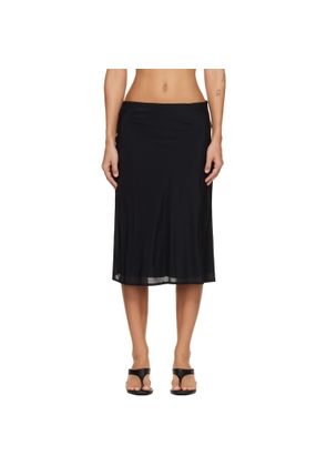 Belle Anna Black Lea Midi Skirt