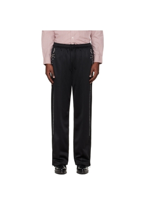 Toga Virilis Black Jersey Track Pants