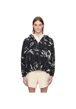 Wales Bonner Black Bloom Anorak