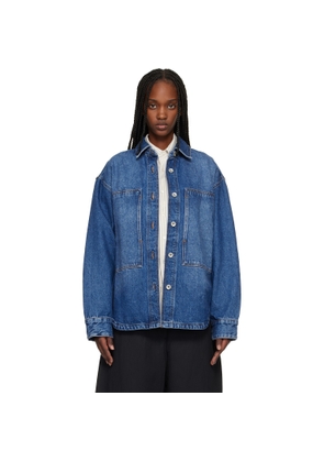 Studio Nicholson Blue Paso Denim Shirt