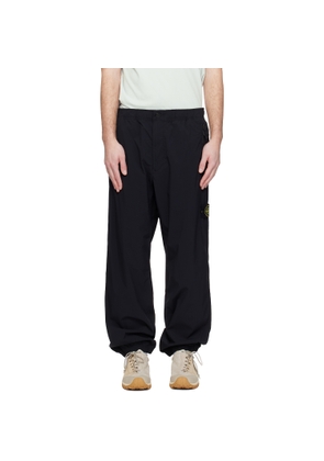 Stone Island Black 3100048 Stretch Nylon Tech Fleece Sweatpants