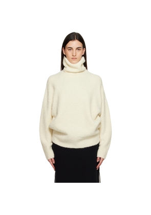 TOTEME Off-White Bouclé Turtleneck