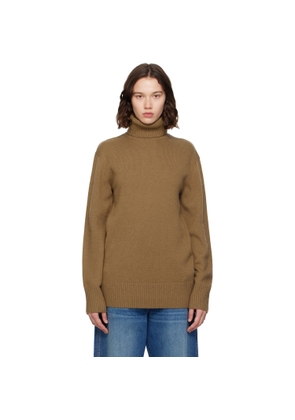 TOTEME Brown Cashmere Turtleneck