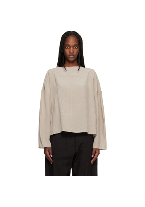 Studio Nicholson Taupe Lau Blouse