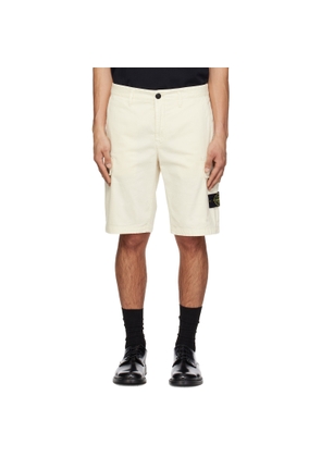 Stone Island Off-White L100018 Cargo Shorts