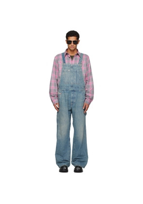 Diesel Blue D-Framu-U Denim Overalls