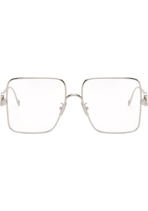 LOEWE Silver Square Glasses.