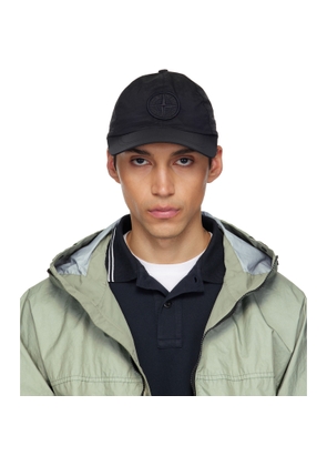 Stone Island Black 9100011 Nylon Metal ECONYL Cap