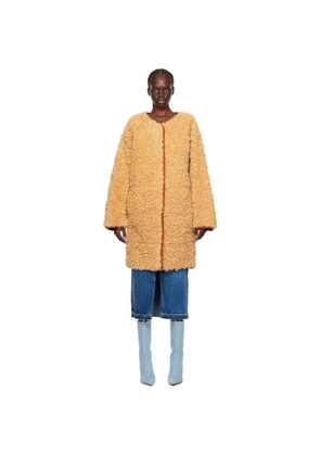 Stand Studio Beige Paola Faux-Fur Coat
