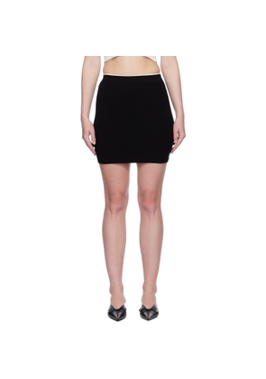 AMIRI Black MA Miniskirt