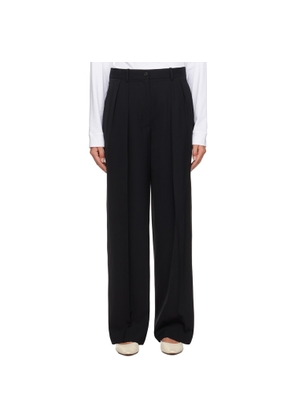 The Row Black Igor Trousers