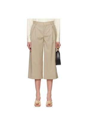 Moschino Beige Tailored Twist Trousers