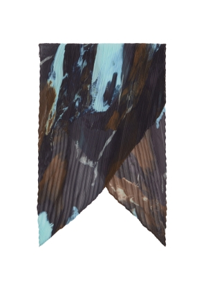 HOMME PLISSÉ ISSEY MIYAKE Brown & Blue Agate Scarf