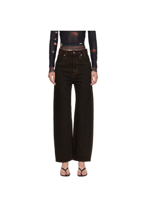 Eckhaus Latta Brown Baggy Jeans